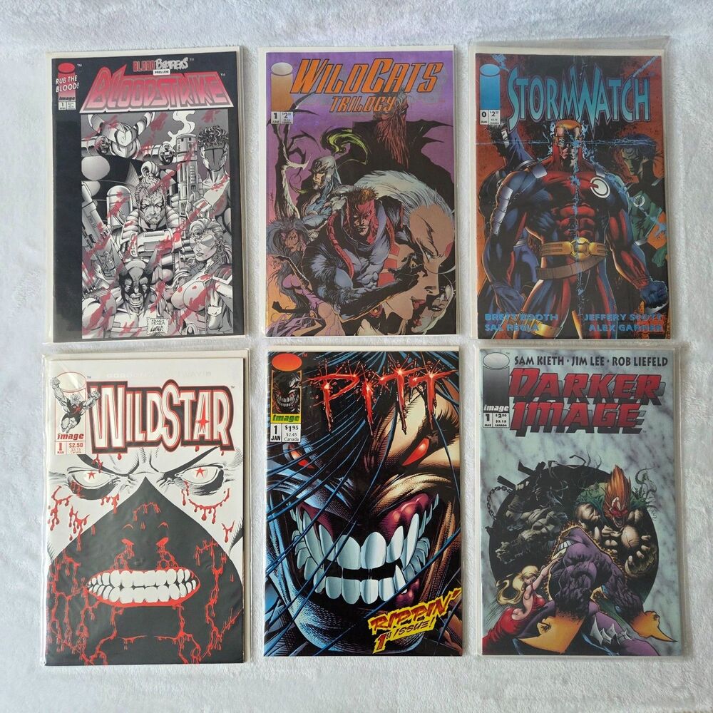 Image Comic Lot |‎ Bloodstrike Pitt Wildstar WildCATS Darker Image #1s